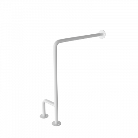 Поручень для инвалидов (P-2o) (с двойной опорой на пол) Стандарт, Левый, фото 1