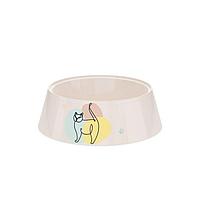 Миска для кошек ALTA Мур-Мяу 300мл М7853 светло бежевый