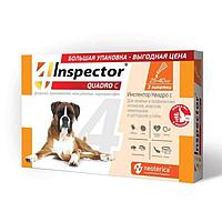 Капли на холку Inspector Quadro для собак 25 - 40 кг 3шт