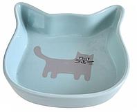 Миска керамика 280 мл голубая 9106