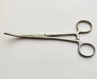 Зажим кровоостанавливающий изогнутый зубчатый 200 мм Бельрот