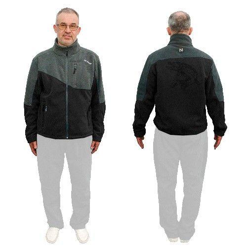 Толстовка флисовая Nautilus Keepler Dark Grey/Grey р-р XXL (с принтом)