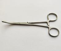 Зажим кровоостанавливающий изогнутый зубчатый 250 мм Бельрот