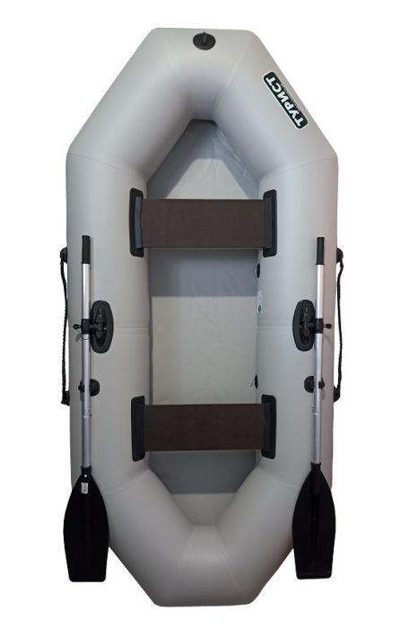 Лодка Турист 240 гребная (серая) (СибАГРО), фото 1