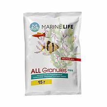 Корм для рыб Marine Life ALL Granule Mini для декоративных 15 г