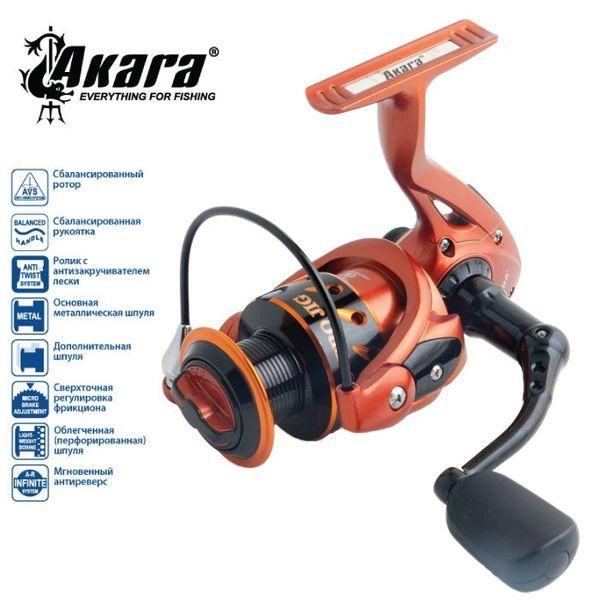 Катушка Akara Pro Jig PJF 1000 5+1 з/шп