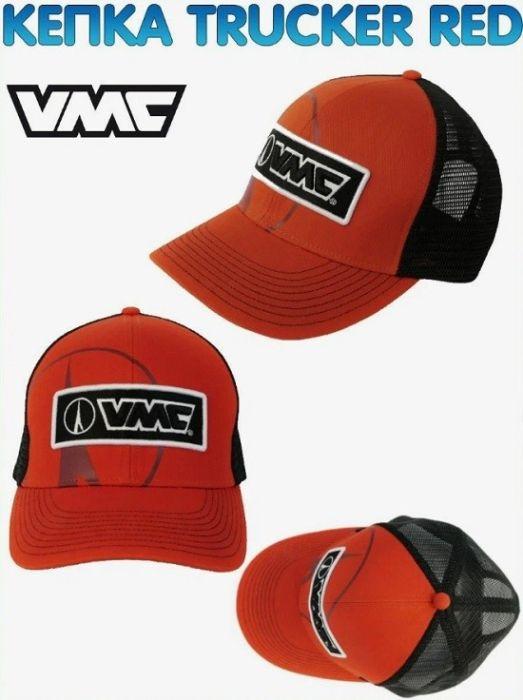 Бейсболка VMC Trucker Red с сеткой