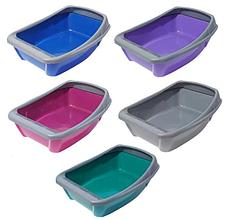 Туалет Сибирская Кошка Евро глубокий с бортиком 2668 ( уп.10шт )