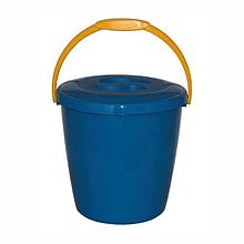 Ведро пластмассовое с крышкой 10 литров