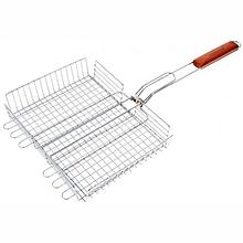 Решётка-гриль ПИКНИЧОК Русская глубокая, антипригар. 280х222х50, 401-730