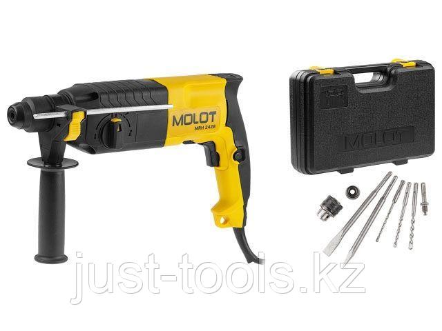 MOLOT Перфоратор MOLOT MRH 2428 в чем. + (2 зубила, 3 сверла) ЦВ-0517566700 MRH242800027