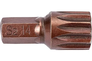 Forsage Бита 12-лучевая SPLINE M14х30ммL, 5/16 50298 F-1563014 Premium