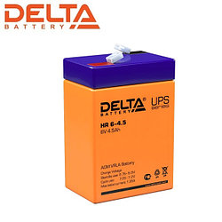 Аккумулятор Delta HR 6-4.5 (6V / 4.5 Ah | Длина, мм 70 | Ширина, мм47 | Высота, мм 101)