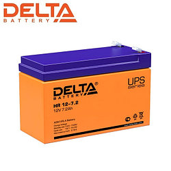 Аккумулятор Delta HR 12-7.2 (12V / 7.2 Ah | Длина, мм 151 | Ширина, мм 65 | Высота, мм 94 )