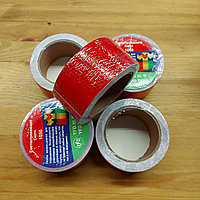 Красная Светоотражающая лента. 5см.x10м. Самоклеящаяся, световозвращающая наклейка. Скотч.