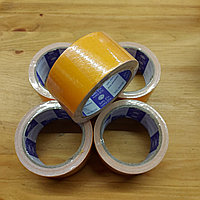 Золотая Светоотражающая лента. 5см. x 10м. Самоклеящаяся, световозвращающая наклейка. Желтый скотч. Золотистая