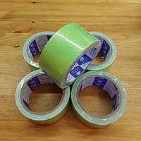 Салатовая Светоотражающая лента. 5см. x 10м. Самоклеящаяся, световозвращающая наклейка. Зеленоватый скотч.