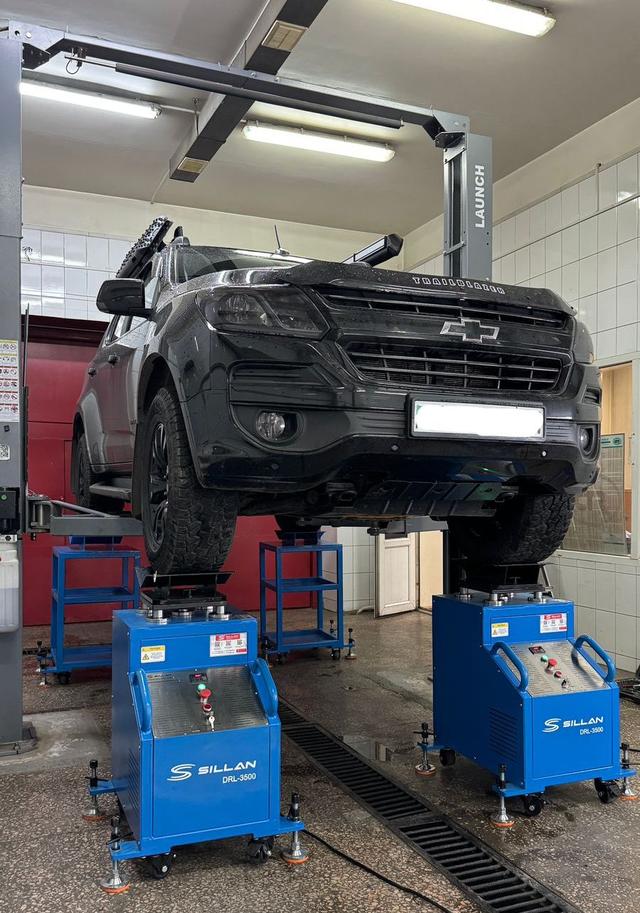 Вибростенд DRL-3500 220В в работе