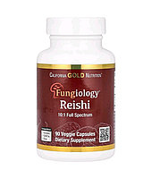 California GOLD Nutrition Рейши, полный спектр, органический, поддержка на клеточном уровне, 90 кап.