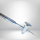 Бюретки с краном (кран с резьбовым уплотнением) 