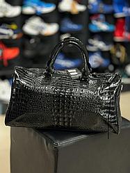 Сумка лакированная дорожная (6538)