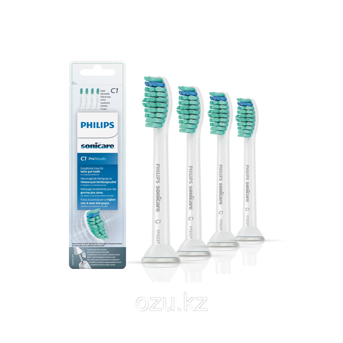 Стандартные насадки для звуковой зубной щетки Philips Sonicare ProResults HX6014/07 4шт