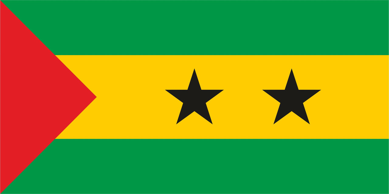 Флаг Сан-Томе и Принсипи 1 х 2 метра. - фото 1 - id-p15220640