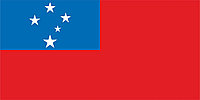 Флаг Самоа 1 х 2 метра.