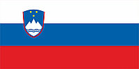 Флаг Словении 1 х 2 метра.