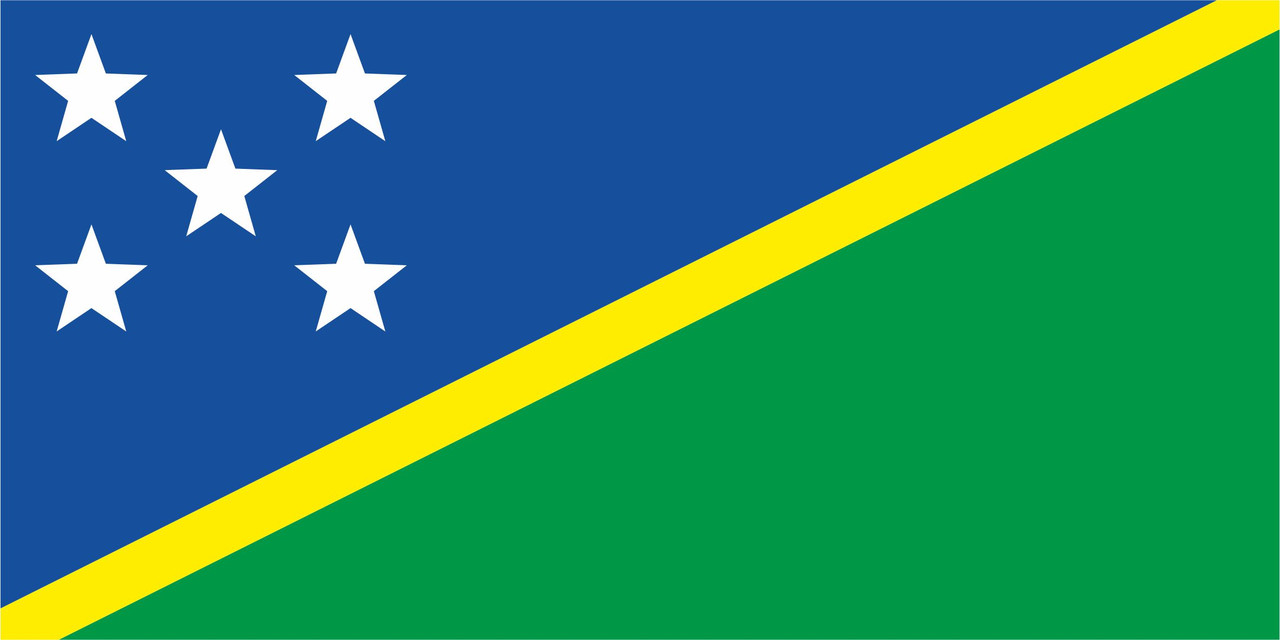 Флаг Соломоновых Островов 1 х 2 метра.