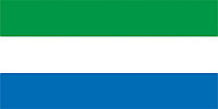 Флаг Сьерра-Леоне 1 х 2 метра.