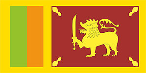 Флаг Шри-Ланки 1 х 2 метра.