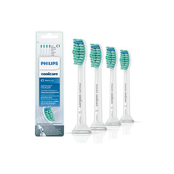 Стандартные насадки для звуковой зубной щетки Philips Sonicare ProResults HX6014/07 4шт, фото 1