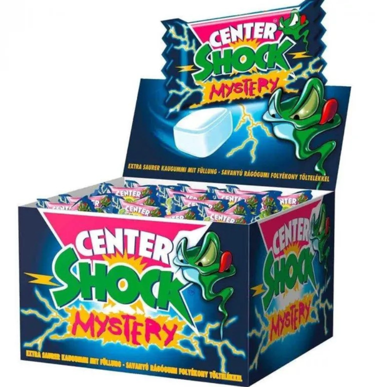 Center SHOCK Суперкислая жвачка Mystery 4гр (100 шт в упаковке)