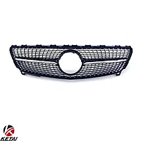 Решетка радиатора A-Class W176 2016-18 стиль AMG GT Diamond (Черный)