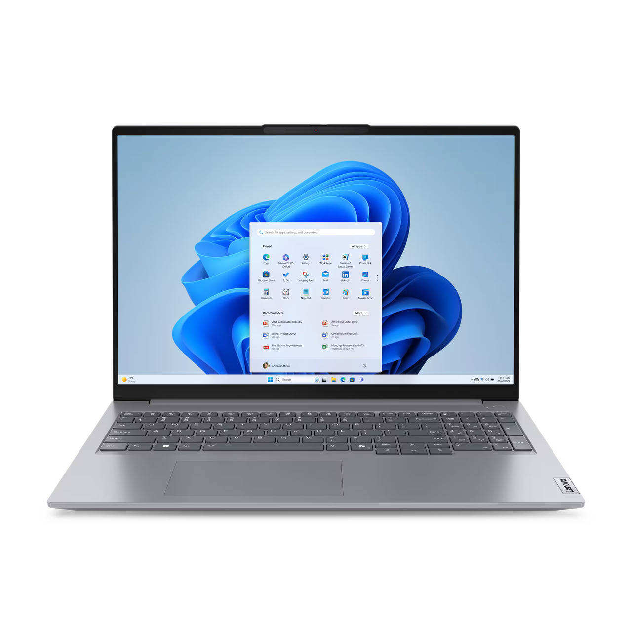 Ноутбук Lenovo ThinkBook 16 G7 16" Core Ultra 5 125U/8Gb/512Gb SSD/DOS (21MSA07NRK)