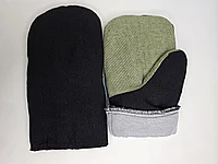 Рукавицы утепленные на ВАТИНЕ с брезентовым наладонником