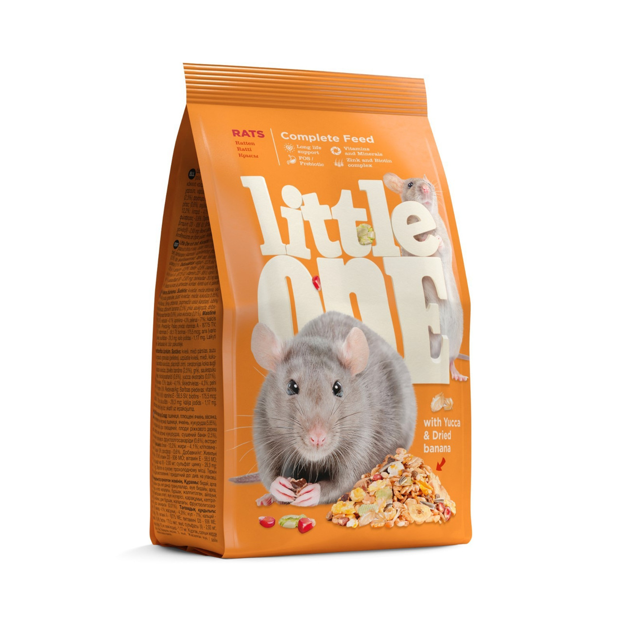 Little One полнорационный корм для крыс, 900 гр