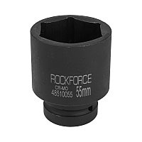 ROCKFORCE Головка ударная глубокая 55мм (6гр),1" 491 RF-48510055