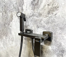Смеситель с гигиеническим душем HAIBA HB5517-3 Графит, фото 6