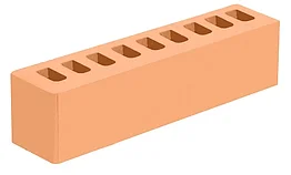 Кирпич облицовочный "Соломенный" М150 0.5НФ Россия