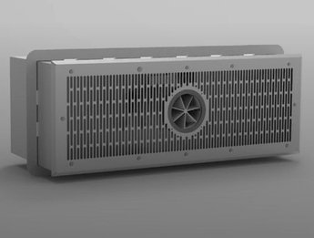 Противоток Poolstream FIT-A  с одной турбиной корпус Узкий AISI304 размеры 1000х360х430мм