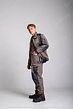 Костюм Летний Номад Workwear серый (К+Б) хаки, фото 6
