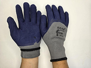 Акриловая зимняя перчатка без меха серая -20