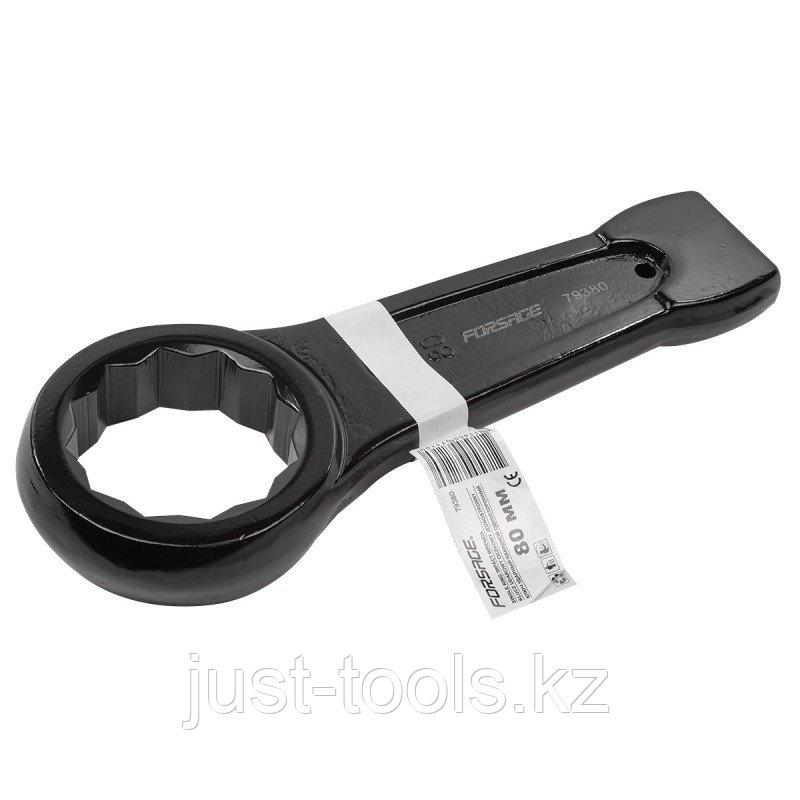Forsage Ключ накидной ударный односторонний 80мм (L-345мм) 3179        F-79380