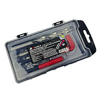 A1 Tools Набор приспособлений и футорок для восстановления резьбы М12*1.25., в кейсе 25шт. A1-QD407