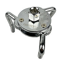 A1 Tools Съемник масляного фильтра ''краб'' прямой 1/2''(Ǿ 70-120мм), в комплекте переходник-адаптер 3/8"