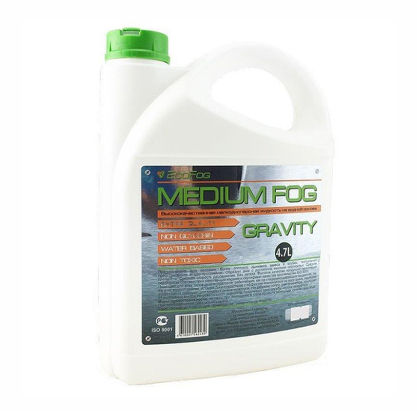Жидкость для генераторов дыма EcoFog Medium fog gravity 4.7 л
