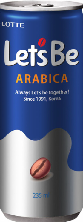 Кофейный напиток Let's be Arabica 240 мл (30 шт в упаковке)