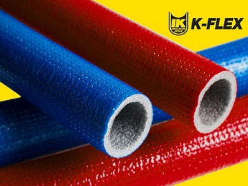 Теплоизоляция из полиэтилена K-FLEX PE COMPACT BLUE/RED 6x18 - фото 1 - id-p115985880